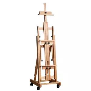 대형 전문가용 이젤 미대 받침대 회화용 이동 더블