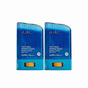 AHC 내추럴 퍼펙션 더블 쉴드 선스틱 22g (SPF 50+) 파랑색 2개