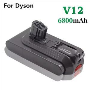 다이슨 V12 디텍트 슬림 무선 25.2V 6800mAh 배터리 호환 모델 SV20, SV30, SV35, SV46 진공 청소기