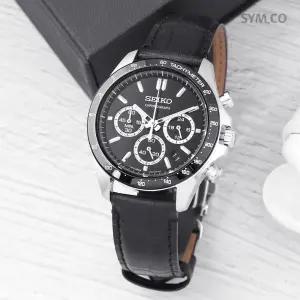 SBTR021 스피릿 크로노그래피 아날로그 캐쥬얼 남자 가죽 시계 c