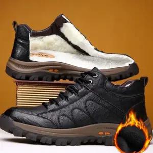남성 부츠 데일리 캐주얼 겨울 남자 방한화 보온 아웃도어 캐주얼화 트레킹화 트레킹 미끄럼 하이킹 워커