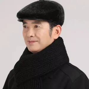 모직 남성 헌팅 캡 캐주얼 남성 베레모 겨울 방한