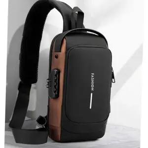 가벼운 슬링백 직장인 캐주얼 여행용 도난 방지 슬링백 나일론 그레이 스포츠 메신저 데일리 지퍼락 심플