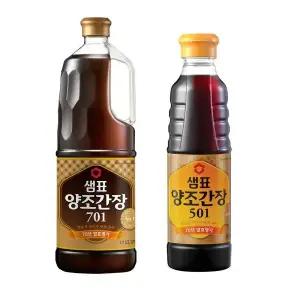 샘표 양조간장701 1.7L + 양조간장 501 500ml