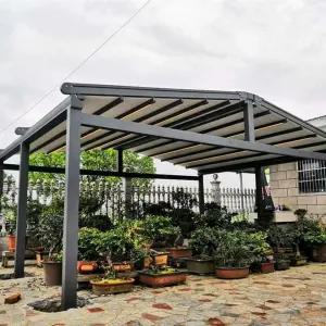 전원주택주차장 지붕 조립식주차장 비가림 시설 야외