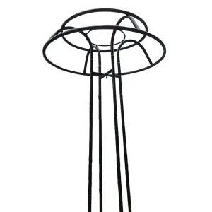 식물 지지대 버섯 철제 모양 대형 스탠드 포도 블랙 넝쿨 정원 테라스 장미