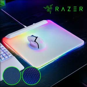 레이저 파이어플라이 V2 PRO RGB 마우스패드 화이트