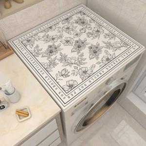 건조기 덮개 식기세척기 커버 방수 플라워 세탁기 드럼 매트