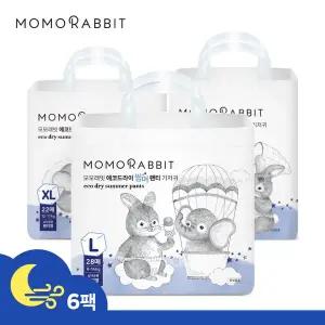 [모모래빗]에코드라이 썸머 팬티기저귀 6팩 (여름밤기저귀 추천)