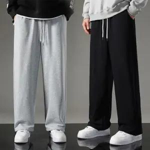 가을 와이드팬츠 와이드핏 기모 기모 팬츠 / 심플 겨울 2color