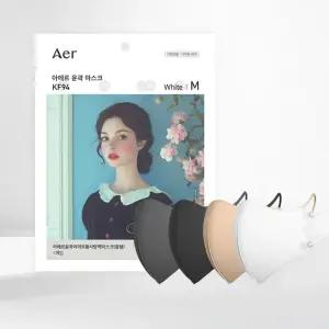 아에르 KF94 윤곽 마스크 10매 /새부리형/국산