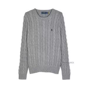 [롯데백화점]폴로랄프로렌 FW25 남성 포니 자수 케이블 니트 710775885 013