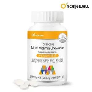 [로니웰] 로니웰 토탈케어 멀티비타민 츄어블 1,200mg x 90정