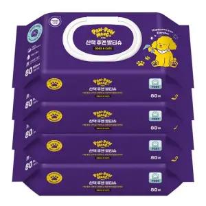 포포몽 산책 후엔 발티슈 80매x4팩