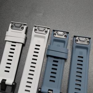 가민 페닉스 8 프로 7X 7 6X 6 5X 3HR/엔듀로 3 실리콘 시계줄 포러너 970 965/쿼틱스 8용 22/26mm 퀵핏 스