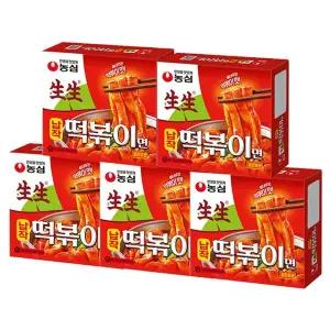 [NS홈쇼핑]농심 생생납작 떡볶이면 258g x 5개[35540884]