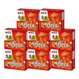[NS홈쇼핑]농심 생생납작 떡볶이면 258g x 8개[35540883]