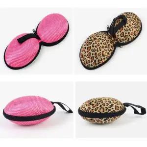 여성 여자 휴대 여행 실리콘 속옷 브래지어 케이스