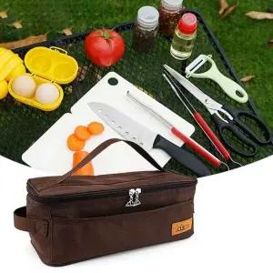 BBQ 커트러리 취사용품 수납 가방 낚시 글램핑 피크닉