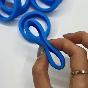 바퀴 커버 캐리어바퀴덮개 실리콘 블루 캐리어