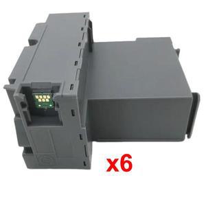 6pcs S210125 SC23MB 보수 상자 엡손 프린터 폐기물 탱크
