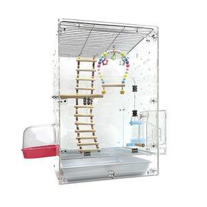 렉산 새장 잉꼬 케 투명 렉산새장 날림장