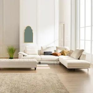 [에싸](하남점)페이튼 와이드 4인 오픈코너형 카시미라 패브릭 소파(벤치 선택)