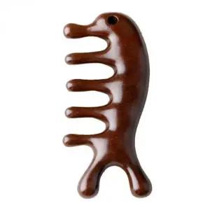 [골드스마일]우드 두피 마사지 빗 얼굴 괄사 스틱