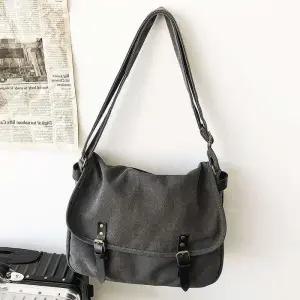 [룽스]백 대 책 그레이 데일리 빈티지