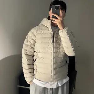 쿠디 다운라이크 후드 경량 패딩