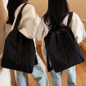 [룽스]여자백팩 가방 데일리 나일론 대학생