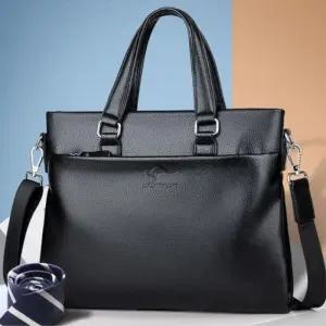 [룽스]직장인 가죽서류가방 크로스 가죽 서류가방