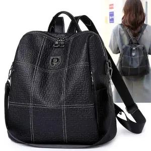 [룽스]트렌디한 고급스러운가방 가죽백팩 여성