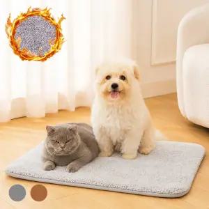 강아지 온열 매트 고양이 반려견 펫 겨울 발열 보온 방석 거실 미끄럼방지 침대 쇼파 쿠션 이불 담요 패드