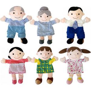 청양 보들이 손인형 가족 6종세트 / 역할놀이 인형극