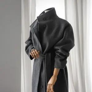 (안나앤모드) A. 페브 울 하이넥 롱코트[코트C01127P01]