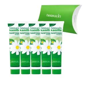 허바신 카밀 핸드크림 75ml 5개 (선물박스 포함/유통기한 임박)