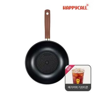 해피콜 에브리쿡 다이아몬드 IH 인덕션 궁중팬 28cm(아몬드베이지)