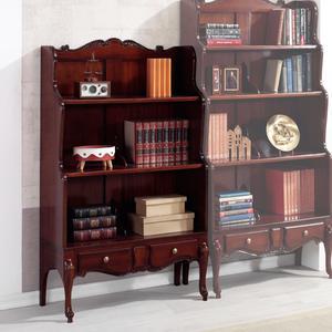 [더리체] 모카 책장(소) 엔틱책장 책꽂이 서재 선반 (409) 인터넷 가구 전문 브랜드