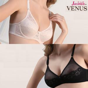 비비안 비너스 외 브라 팬티 세트 여성 속옷 빅사이즈 노와이어 노라인 심리스 브래지어 A B C D E F 컵