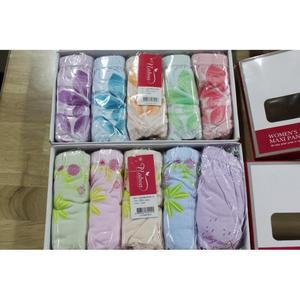 순면 BYC 나보아 맥시 여자 삼각 나염 5매 랜덤  90 95 100 105 110 120 호 코튼 비와이씨 아줌마 할머니 갱수네