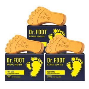 닥터풋 허브발비누 3개 +거품망 3개 / 발냄새 각질 항균 발땀 미국FDA인증