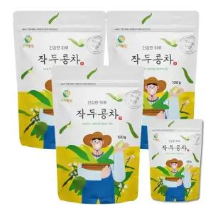 3+1 천지농원 무농약 볶은 작두콩차 100g (총400g) 작두콩 카페인없는차