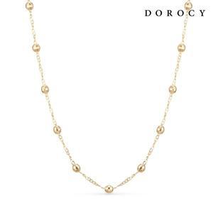 [도로시] 14k 통통볼 트윗체인 목걸이