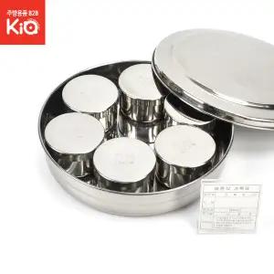 원형 보존식용기 6P 7P 8P 음식보관 단체 보관용기