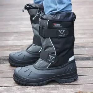 남성 방한화 롱 방한부츠 털안감 방수 미끄럼방지 눈길 겨울 패딩워커 남자 오토바이부츠 윙스텝