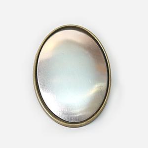 자수용 오벌 브로치[1431] / 자수 브로치 재료 브롯치 장식 수예