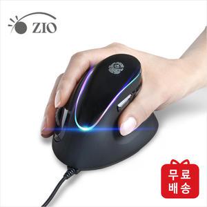 무료 ZIO-i980 버티컬 인체공학 유선 마우스 RGB