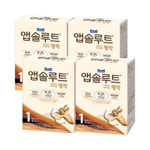 [매일]리뉴얼 앱솔루트 명작 2FL 분유 1단계 14g 80개/20포 4박스 (0~6개월)