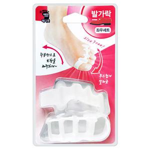 보성 메디풋 실리콘 발가락 링 보호대 좌우 1세트 스트레칭 벌리개